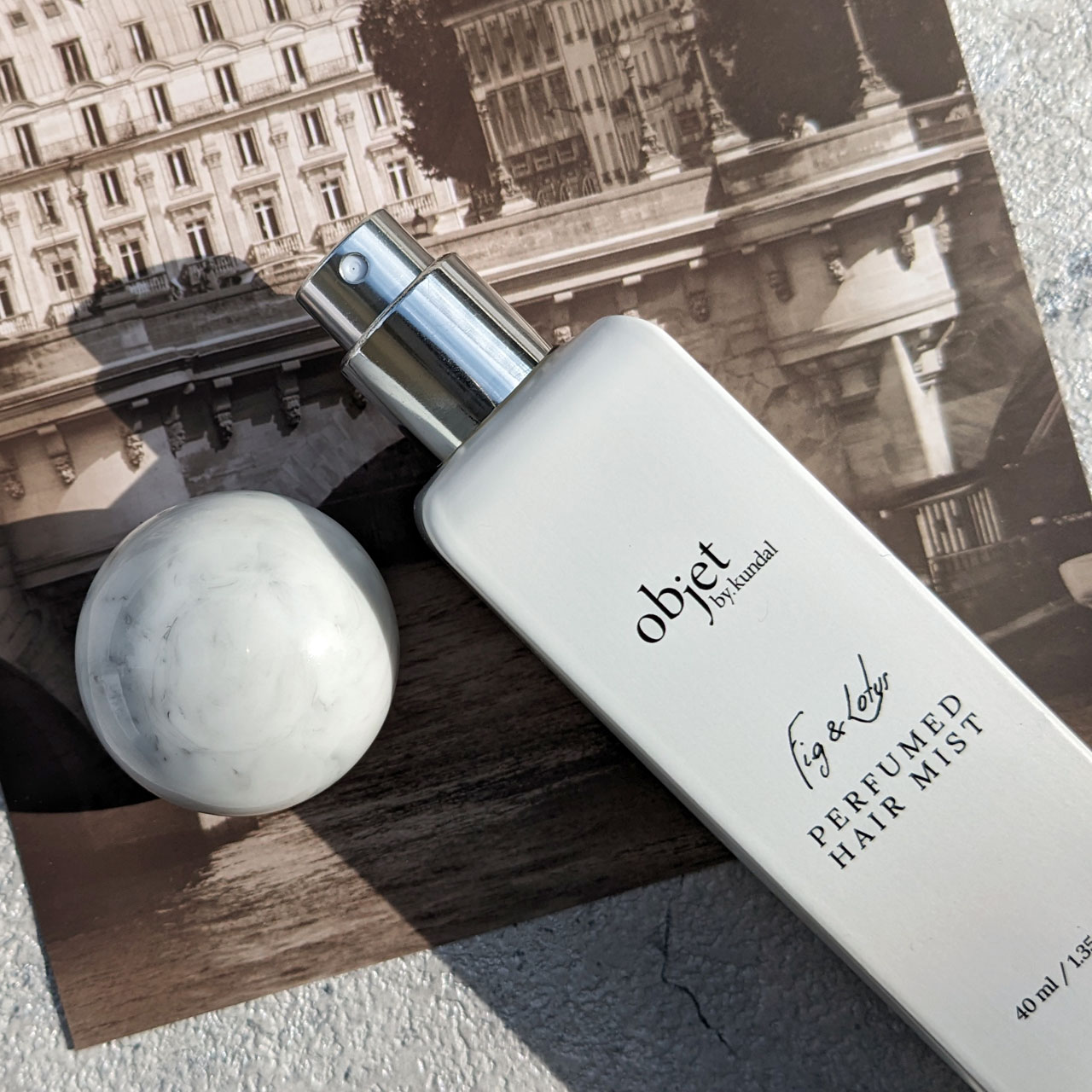 パフュームドヘアミスト フィグ＆ロータス/objet by kundal/アウトバストリートメントを使ったクチコミ（1枚目）