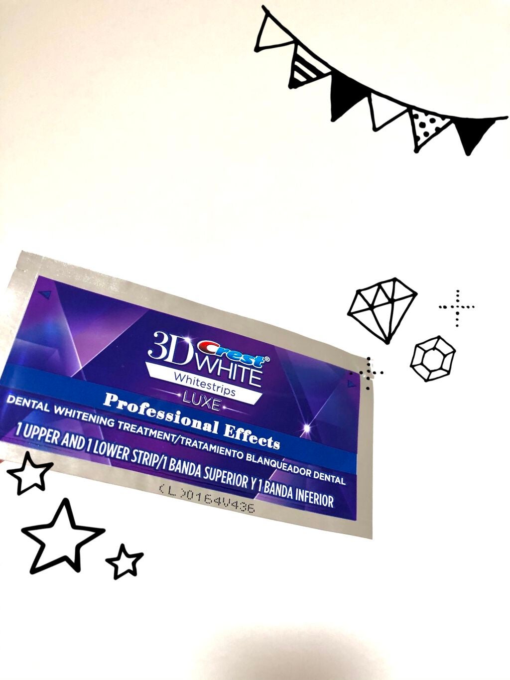 クレスト3Dホワイトニング ホワイトストリップ プロフェッショナル エフェクツ/クレスト/その他オーラルケアを使ったクチコミ(1枚目)