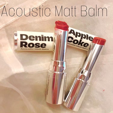 Alternative stereo アコースティックマットバームのクチコミ「♡
▷▶︎ Acoustic Matt Balm

No.3.Apple Coke
No.5......」（1枚目）