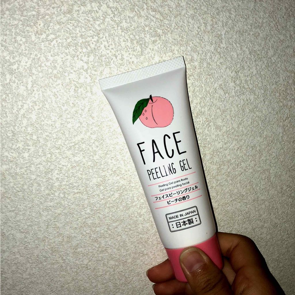 フェイスピーリングジェル ピーチの香り/DAISO/ピーリングを使ったクチコミ(1枚目)