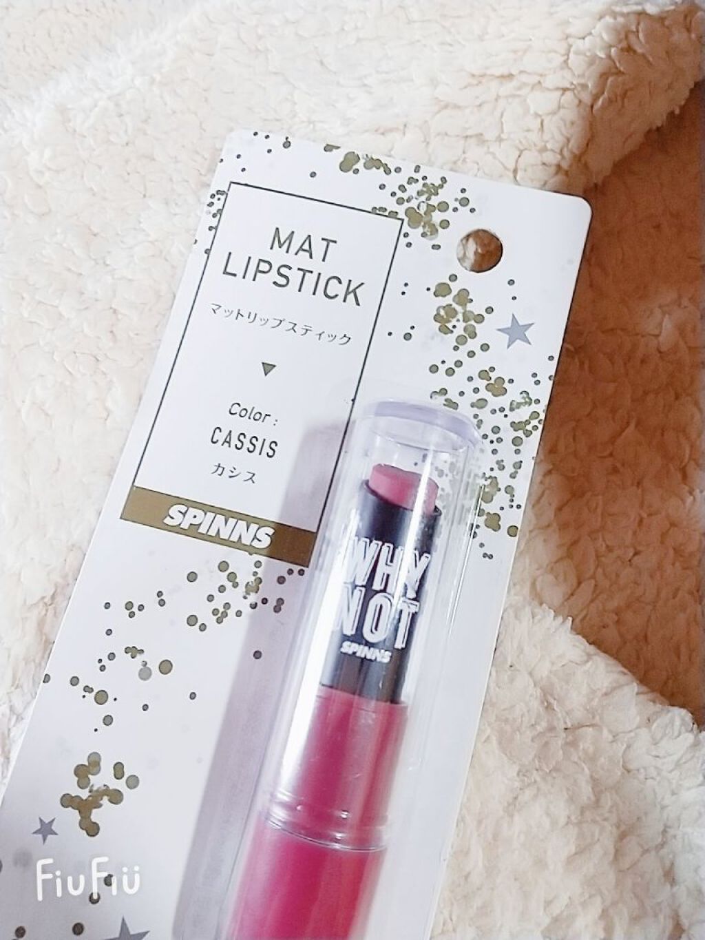 WHY NOT SPINNS マットリップスティック/DAISO/口紅を使ったクチコミ(6枚目)
