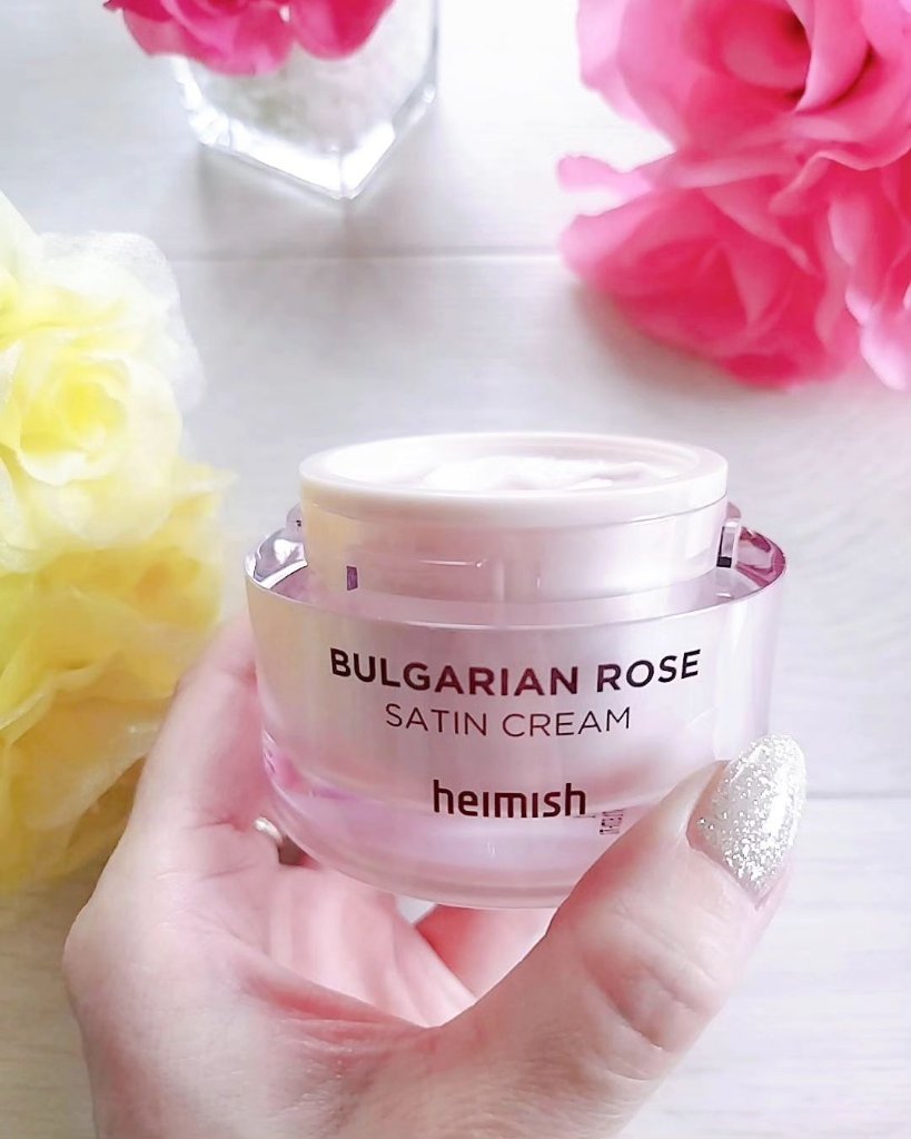 ブルガリアンローズ　サテンクリーム/heimish/フェイスクリームを使ったクチコミ（2枚目）