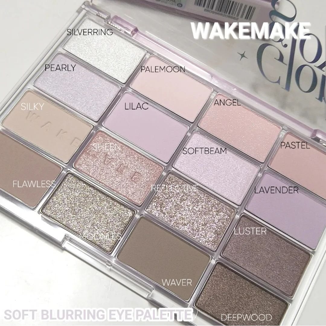 ソフトブラーリングアイパレット/wakemake/アイシャドウパレットを使ったクチコミ(3枚目)