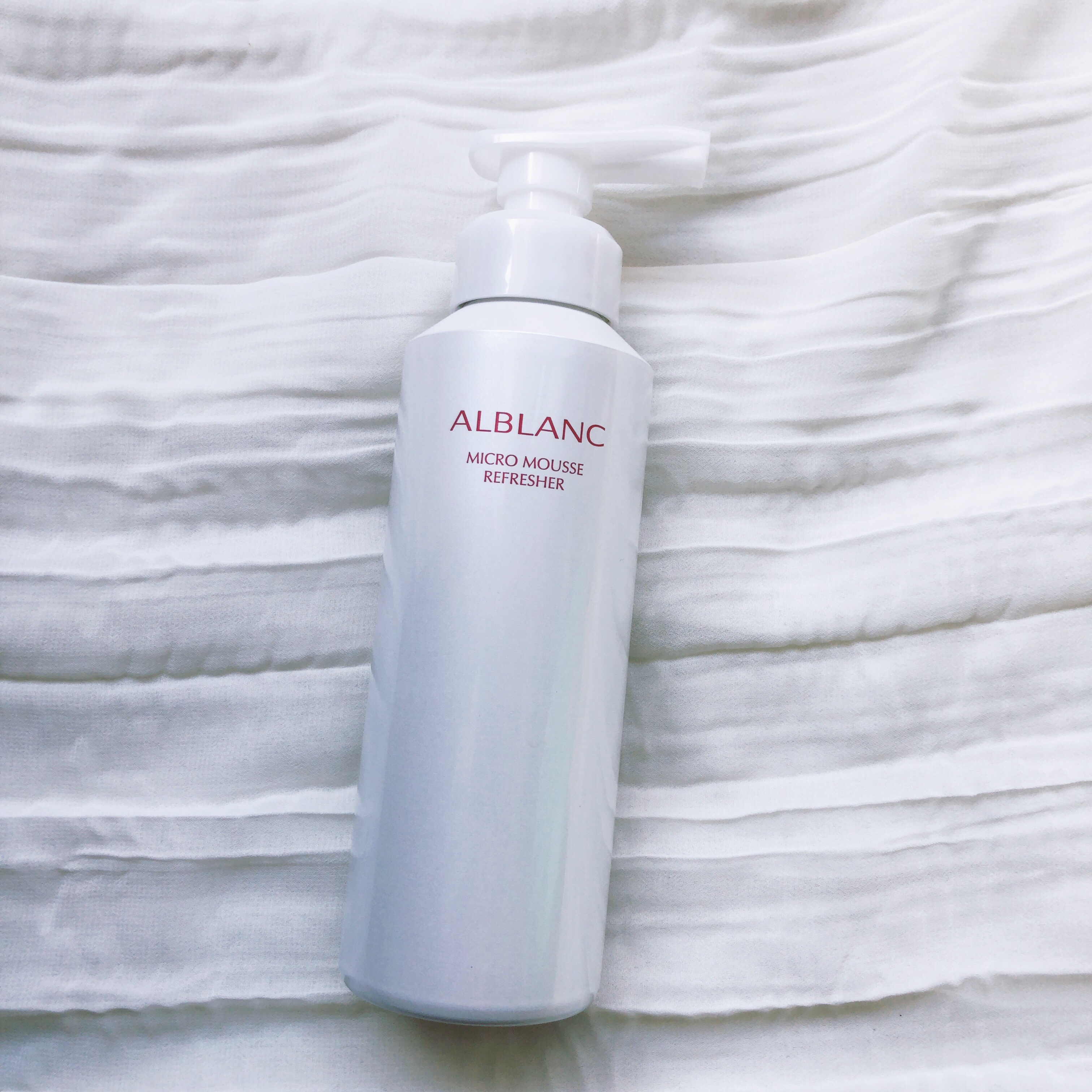 マイクロムース リフレッシャー/ALBLANC/泡洗顔を使ったクチコミ（1枚目）