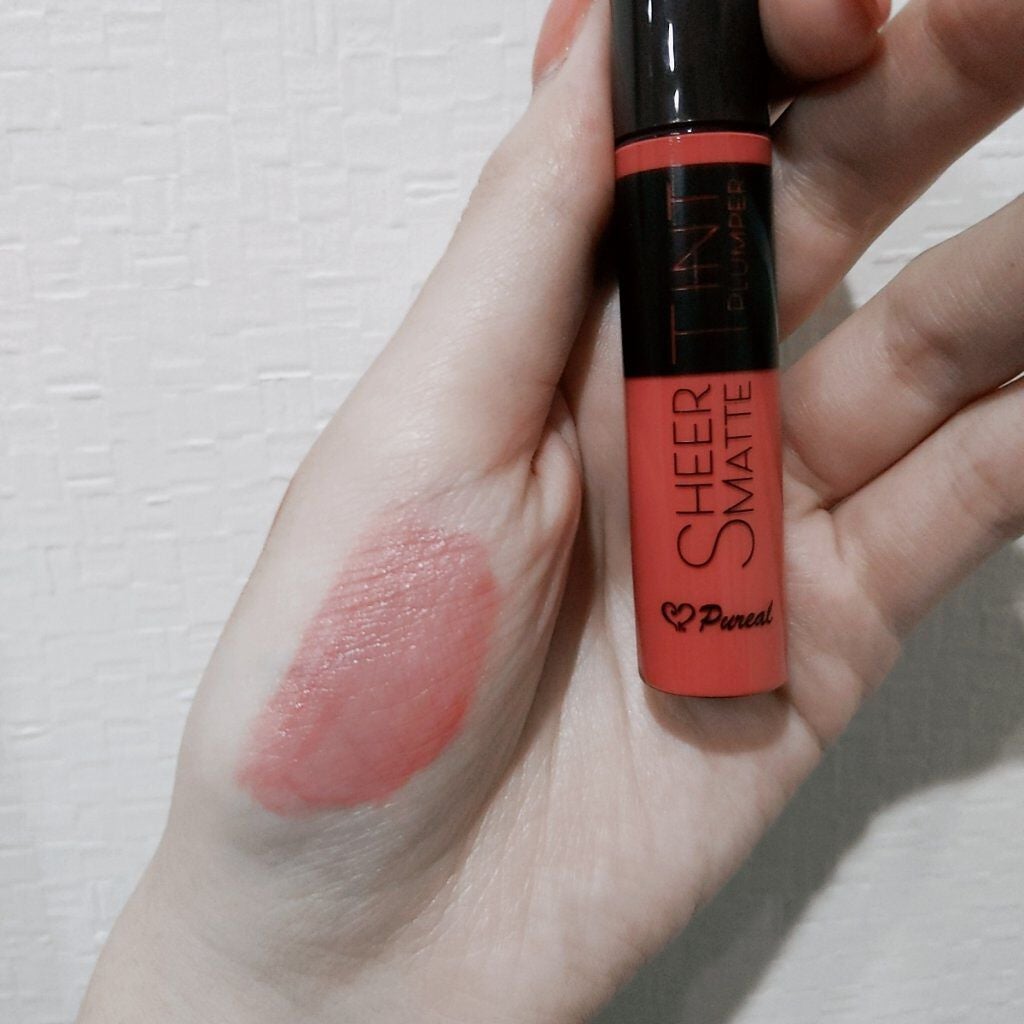 シアーマットティントプランパー/ピュレア/リップティントを使ったクチコミ(2枚目)