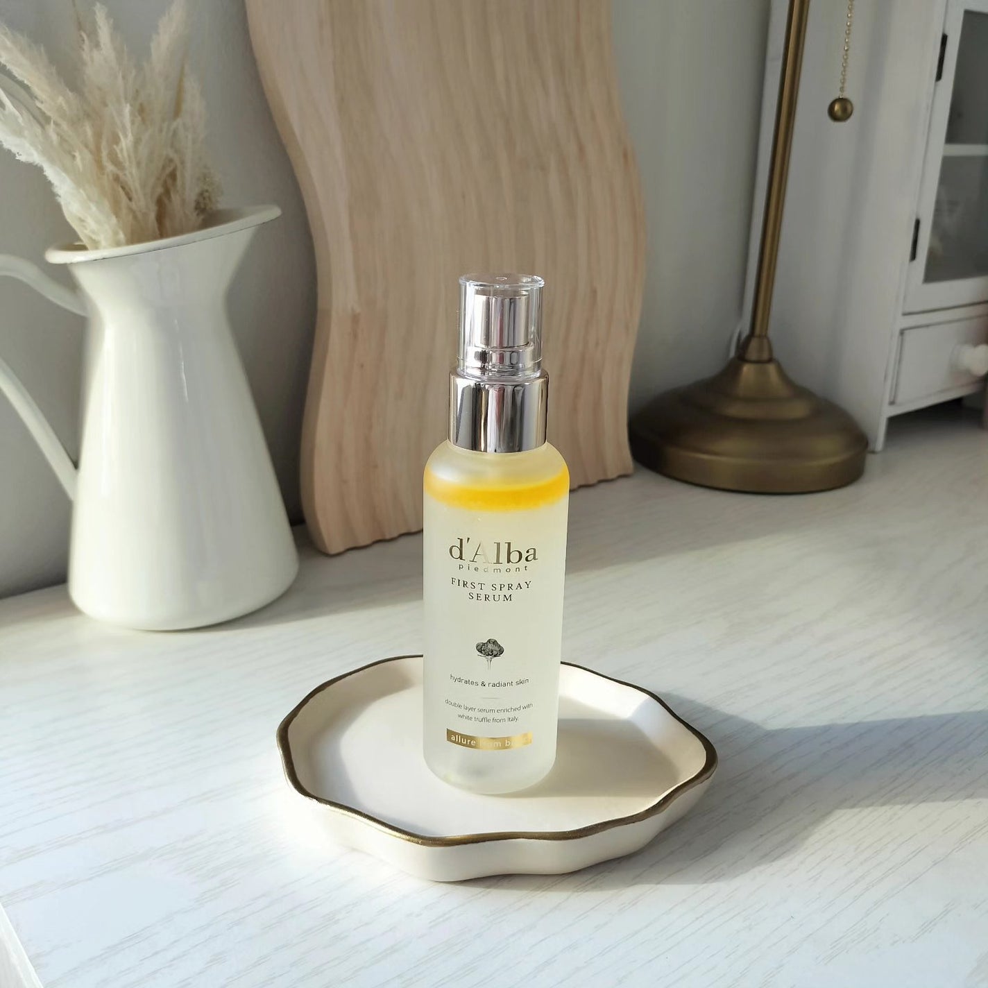 ダルバ ホワイトトリュフファーストスプレーセラム/ダルバ/ミスト状化粧水を使ったクチコミ(1枚目)