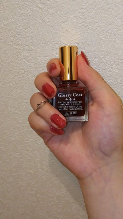 グロッシーコート/スキューズミー/オールインワンネイルを使ったクチコミ(2枚目)