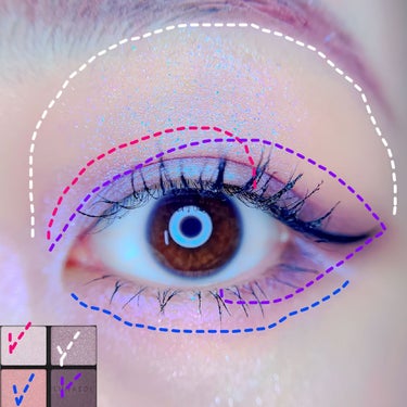 アイカラーレーション/LUNASOL/アイシャドウパレットを使ったクチコミ（2枚目）