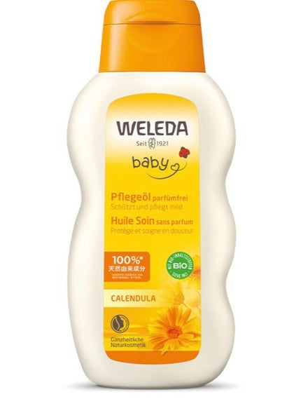 カレンドラ ベビーミルクローション/WELEDA/ボディミルクを使ったクチコミ(1枚目)