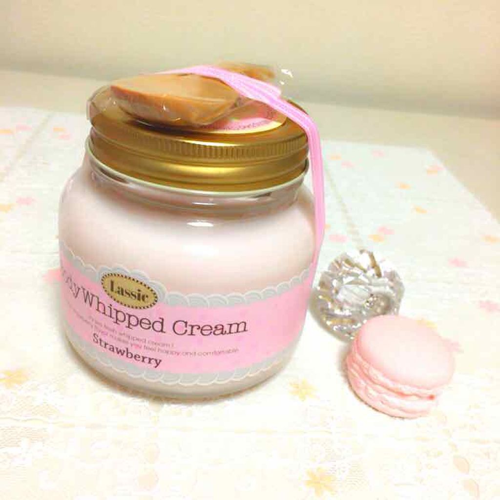 ボディホイップクリーム ストロベリー/ラシック/ボディクリームを使ったクチコミ(1枚目)