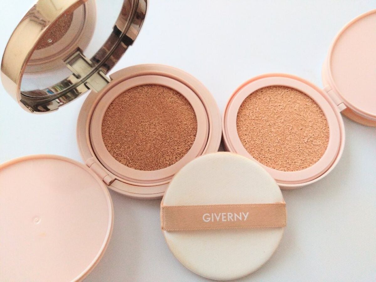 密着カバークッション/GIVERNY/クッションファンデーションを使ったクチコミ(1枚目)