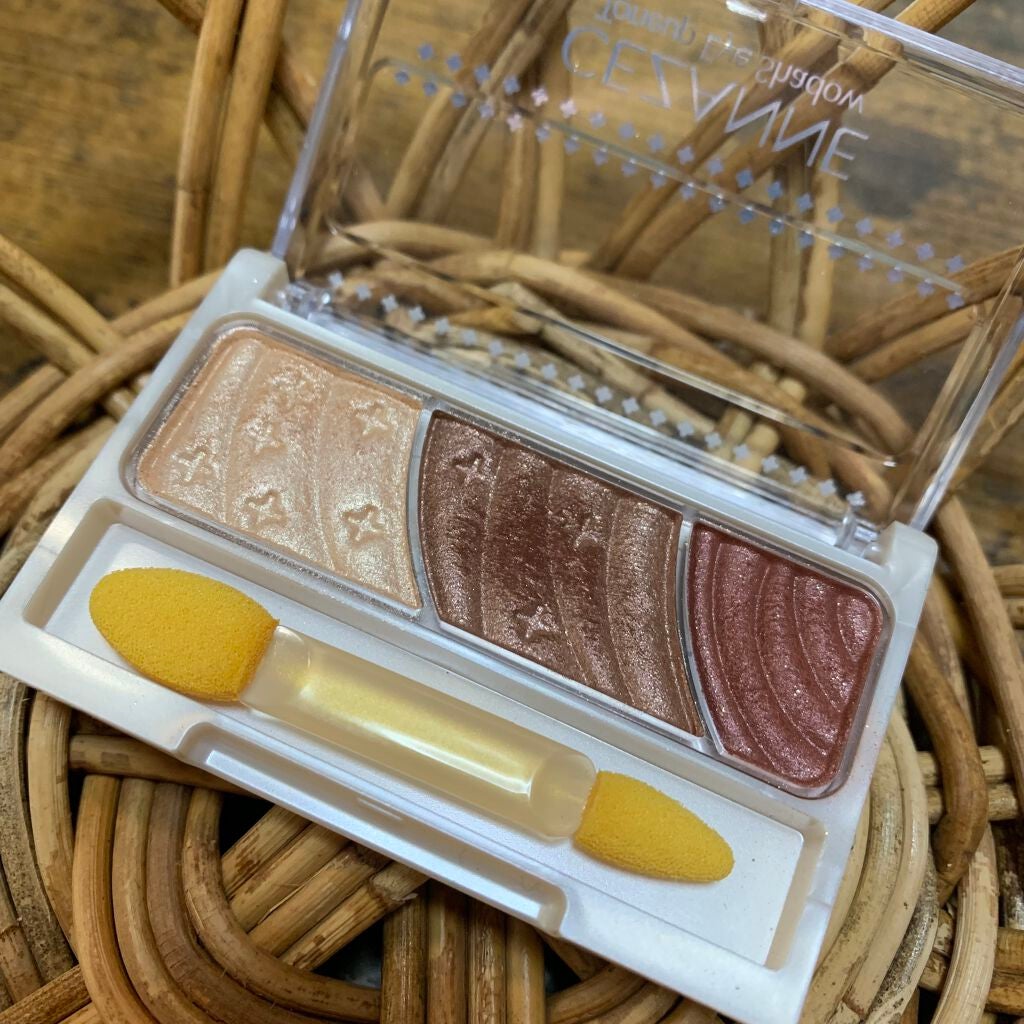 トーンアップアイシャドウ/CEZANNE/アイシャドウパレットを使ったクチコミ(2枚目)