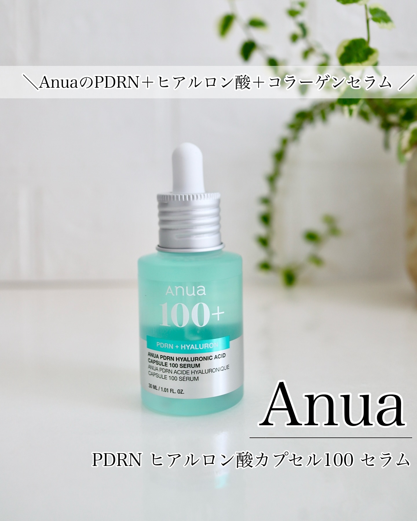 PDRNヒアルロン酸カプセル100セラム/Anua/美容液を使ったクチコミ（1枚目）