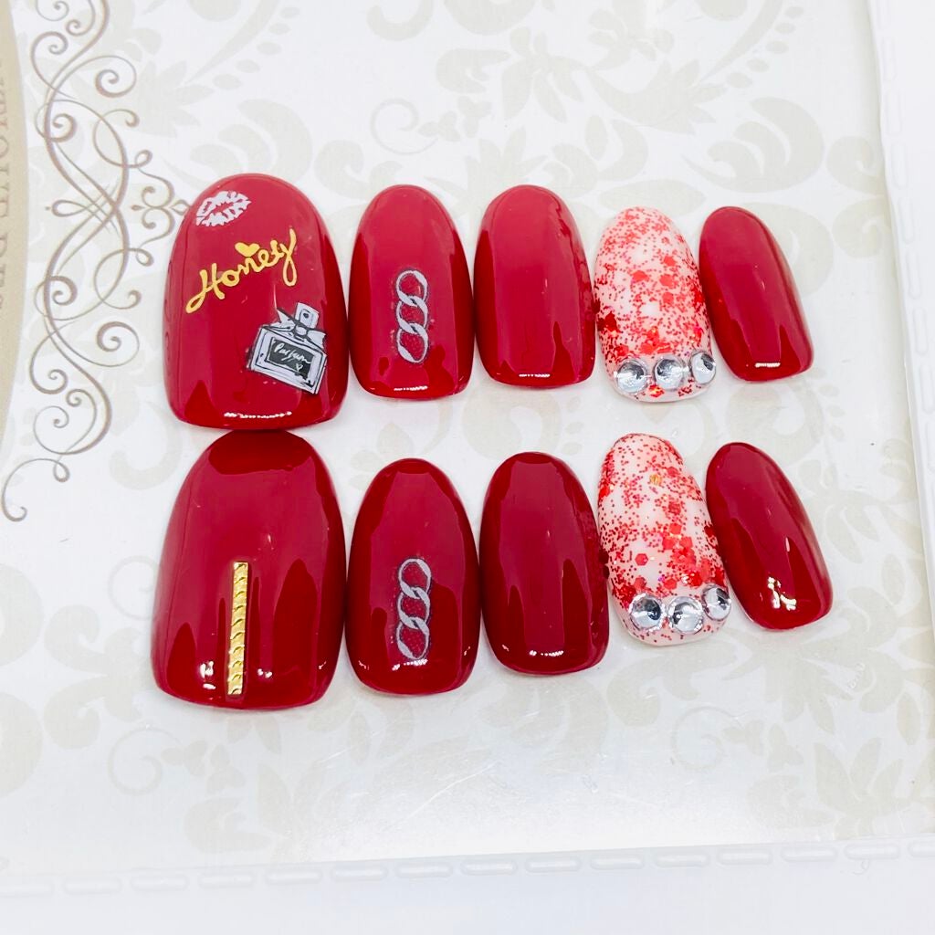 ネイルシール/DAISO/ネイルシールを使ったクチコミ(2枚目)