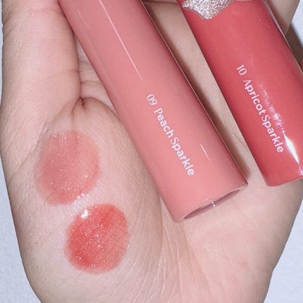 グラスティングカラーグロス/rom&nd/リップグロスを使ったクチコミ(2枚目)