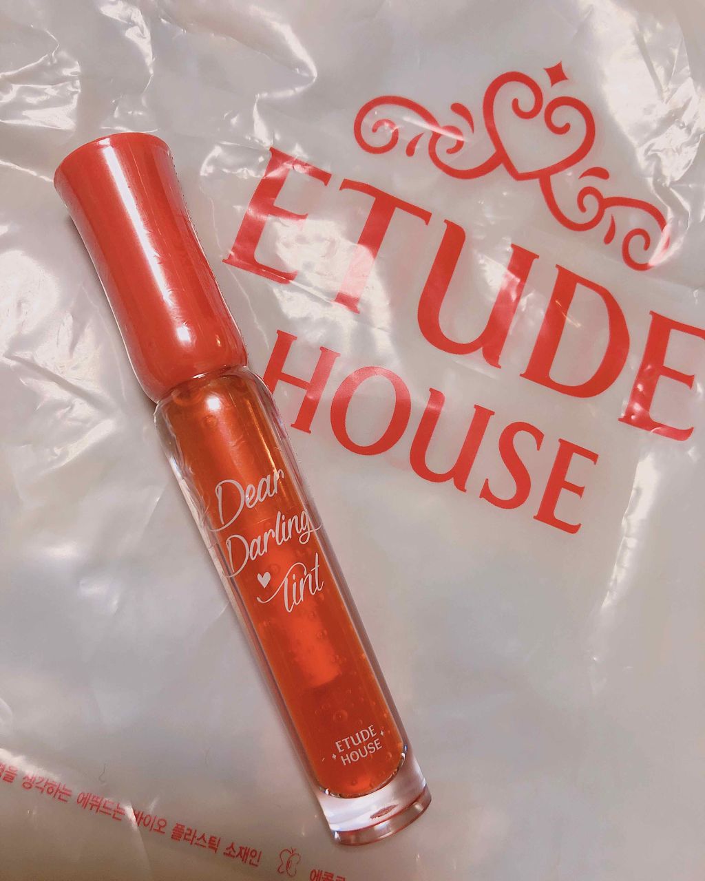 ディアダーリン ウォータージェルティント/ETUDE/リップティントを使ったクチコミ（1枚目）