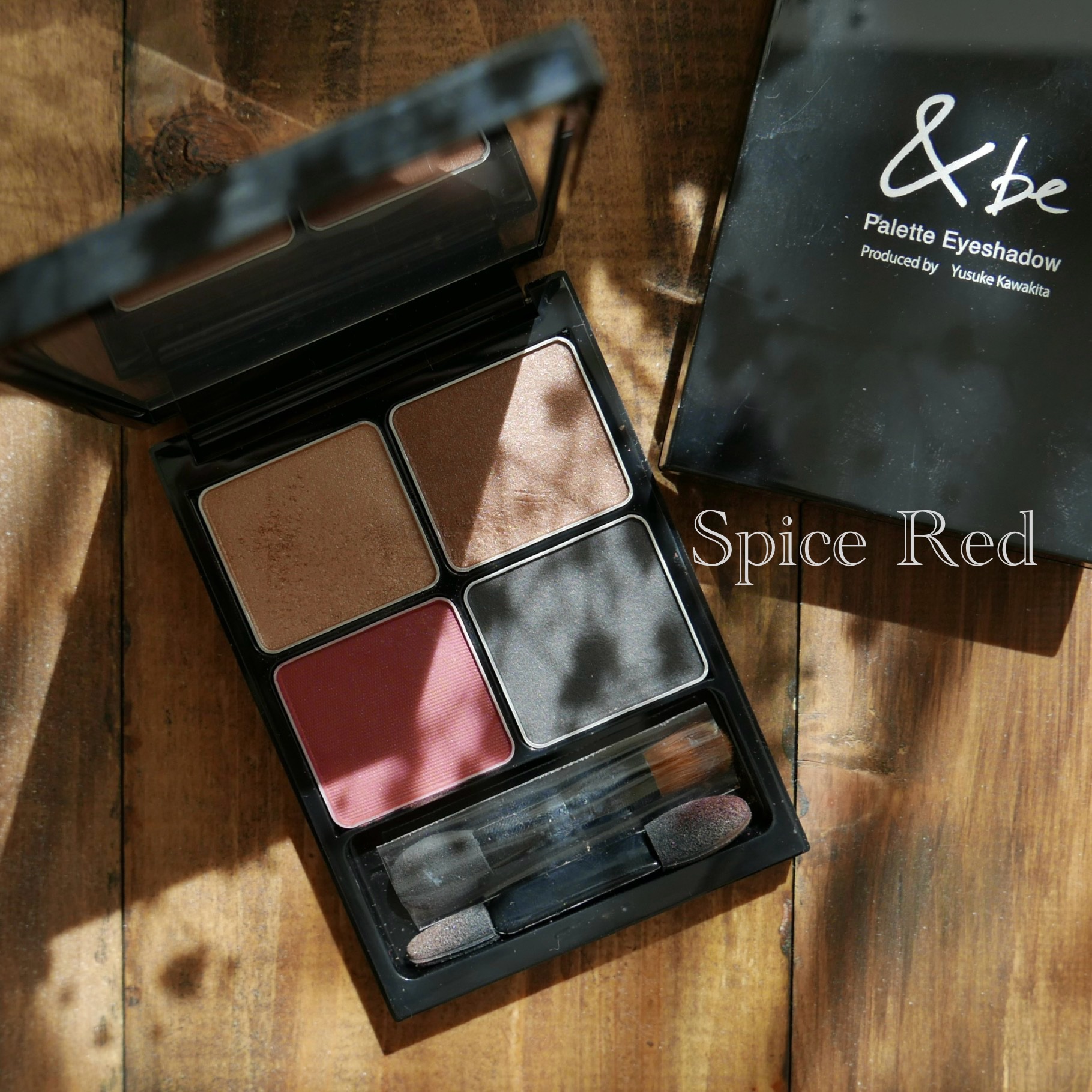 &be パレットアイシャドウ スパイスレッド/＆be/アイシャドウパレットを使ったクチコミ（1枚目）