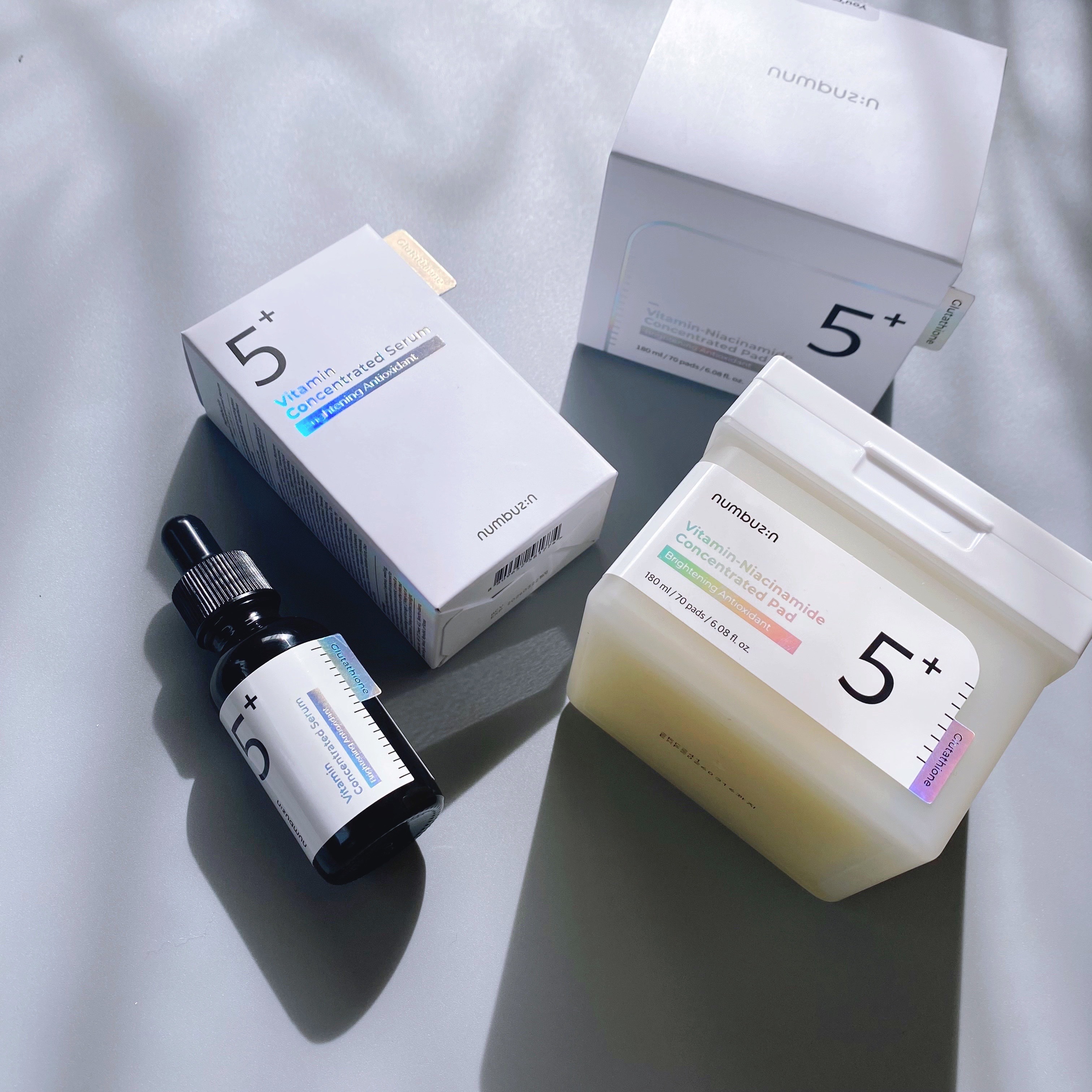 5番 白玉グルタチオンＣ美容液/numbuzin/美容液を使ったクチコミ（1枚目）