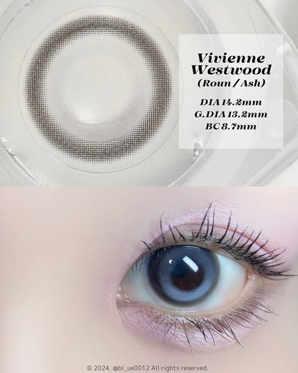 VivienneWestwood 1month/Vivienne Westwood/1ヶ月(1MONTH)カラコンを使ったクチコミ(2枚目)