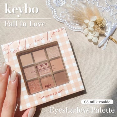 KEYBO FALL IN LOVE SHADOW PALETTE/keybo/アイシャドウパレットを使ったクチコミ（1枚目）