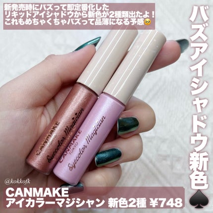 アイカラーマジシャン/キャンメイク/アイシャドウを使ったクチコミ(2枚目)