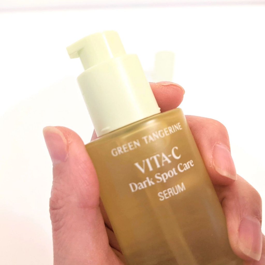 グリーンタンジェリン ビタC ダークスポットケアセラム/goodal/美容液を使ったクチコミ（2枚目）