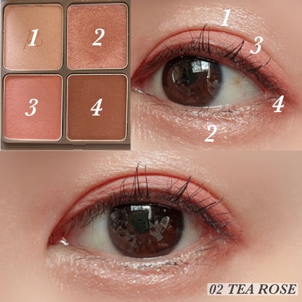 インザミラーアイパレット/Ririmew/アイシャドウパレットを使ったクチコミ(4枚目)