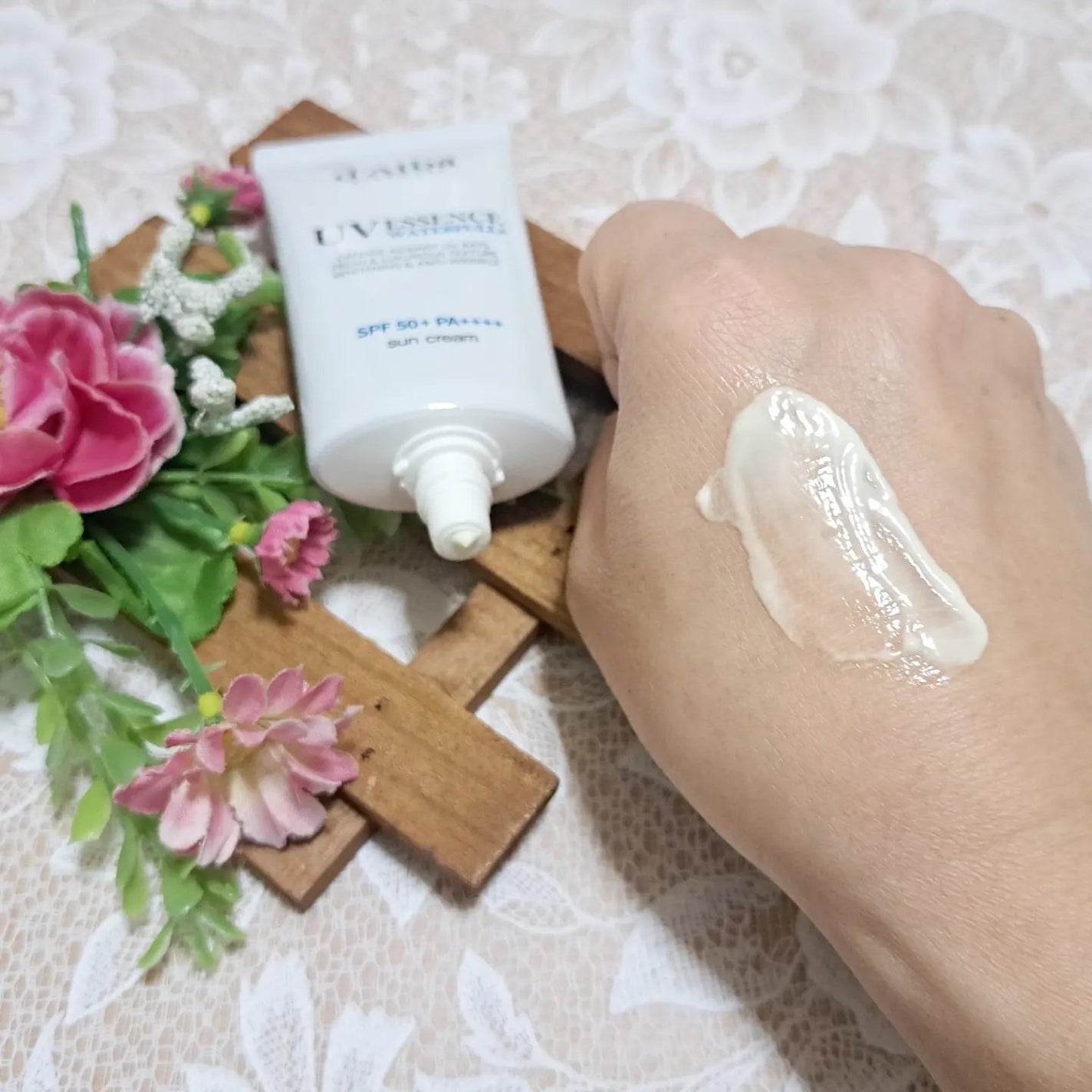 ダルバ ウォータフル エッセンス サンクリーム/ダルバ/日焼け止めクリームを使ったクチコミ(3枚目)