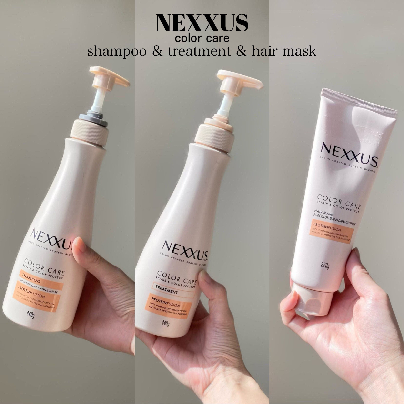 ネクサス リペア＆カラープロテクト シャンプー／トリートメント/NEXXUS(ネクサス)/市販シャンプーを使ったクチコミ（2枚目）