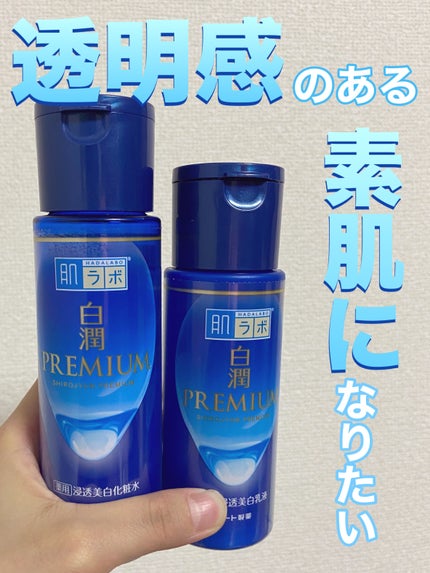 白潤プレミアム薬用浸透美白化粧水/肌ラボ/化粧水を使ったクチコミ(1枚目)