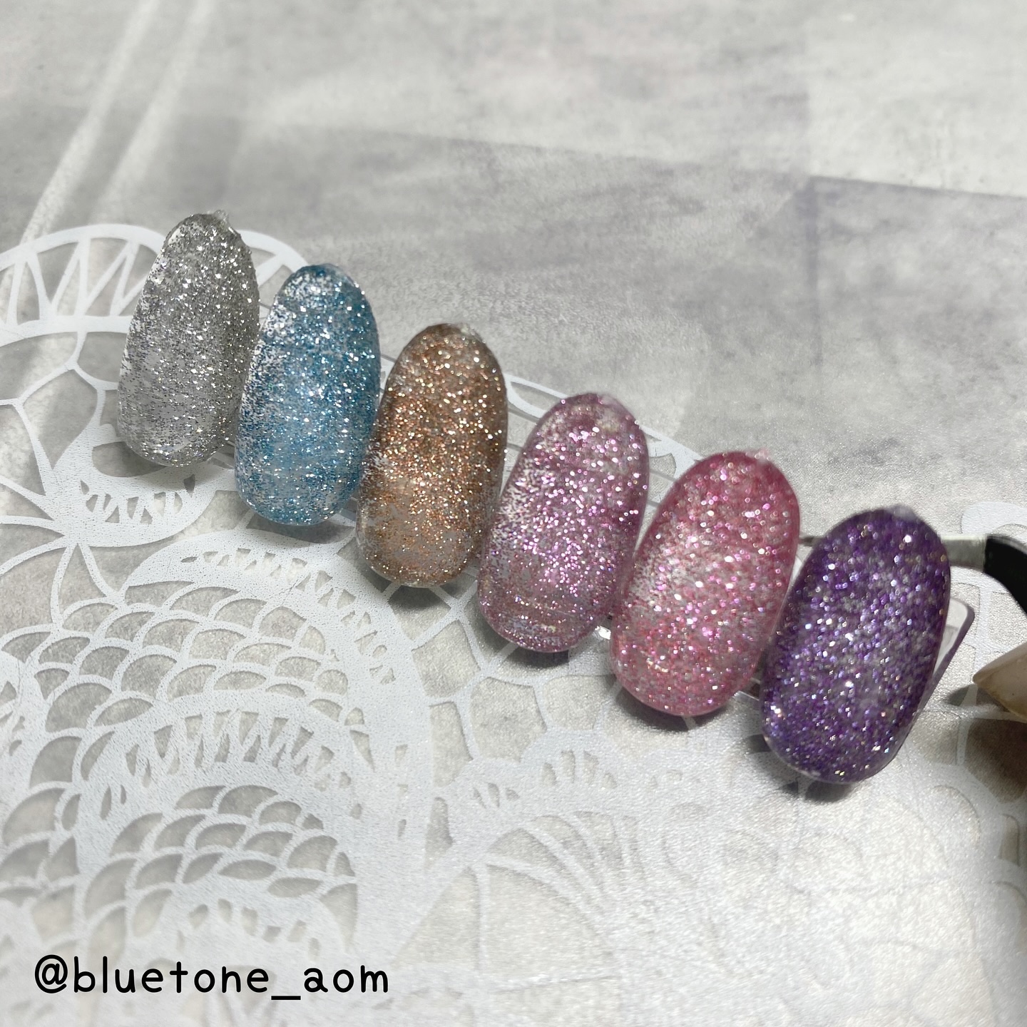 フラッシュパウダー/WSPT JAPAN/ネイル用品を使ったクチコミ（3枚目）