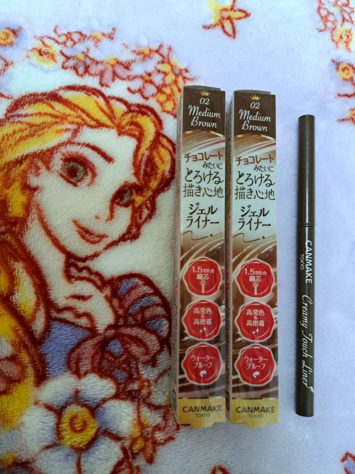 クリーミータッチライナー/キャンメイク/ジェルアイライナーを使ったクチコミ(1枚目)