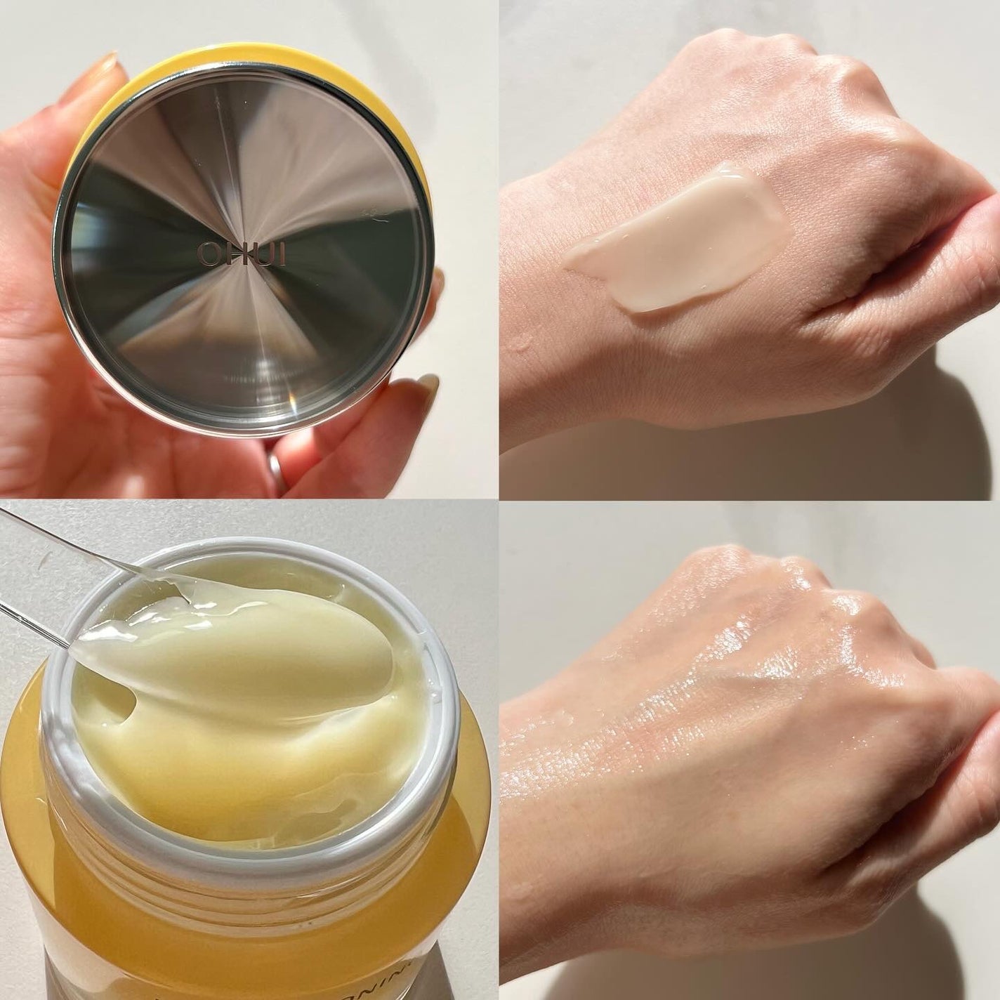 ミラクルトーニンググロークリーム/OHUI/フェイスクリームを使ったクチコミ(3枚目)