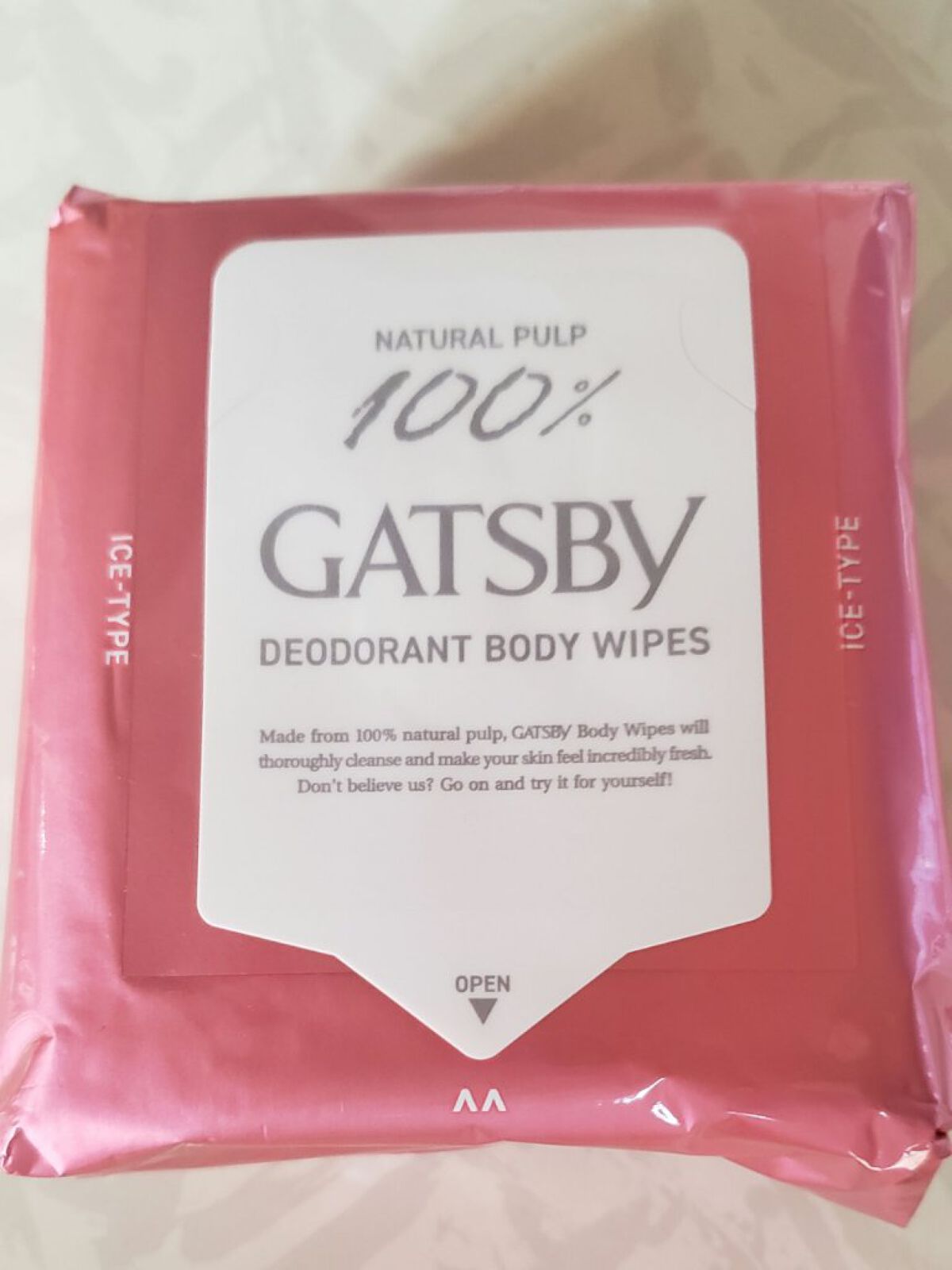 アイスデオドラント ボディペーパーN フリーズピーチ/ギャツビー/ボディシートを使ったクチコミ(3枚目)