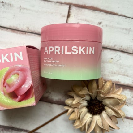 ピンクアロエメレンゲクレンザー/APRILSKIN/その他洗顔料を使ったクチコミ(2枚目)