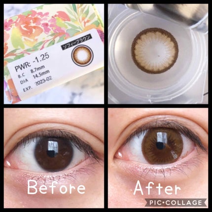 シピ(Chipi) ワンデー/Chipi/ワンデー(1DAY)カラコンを使ったクチコミ(1枚目)