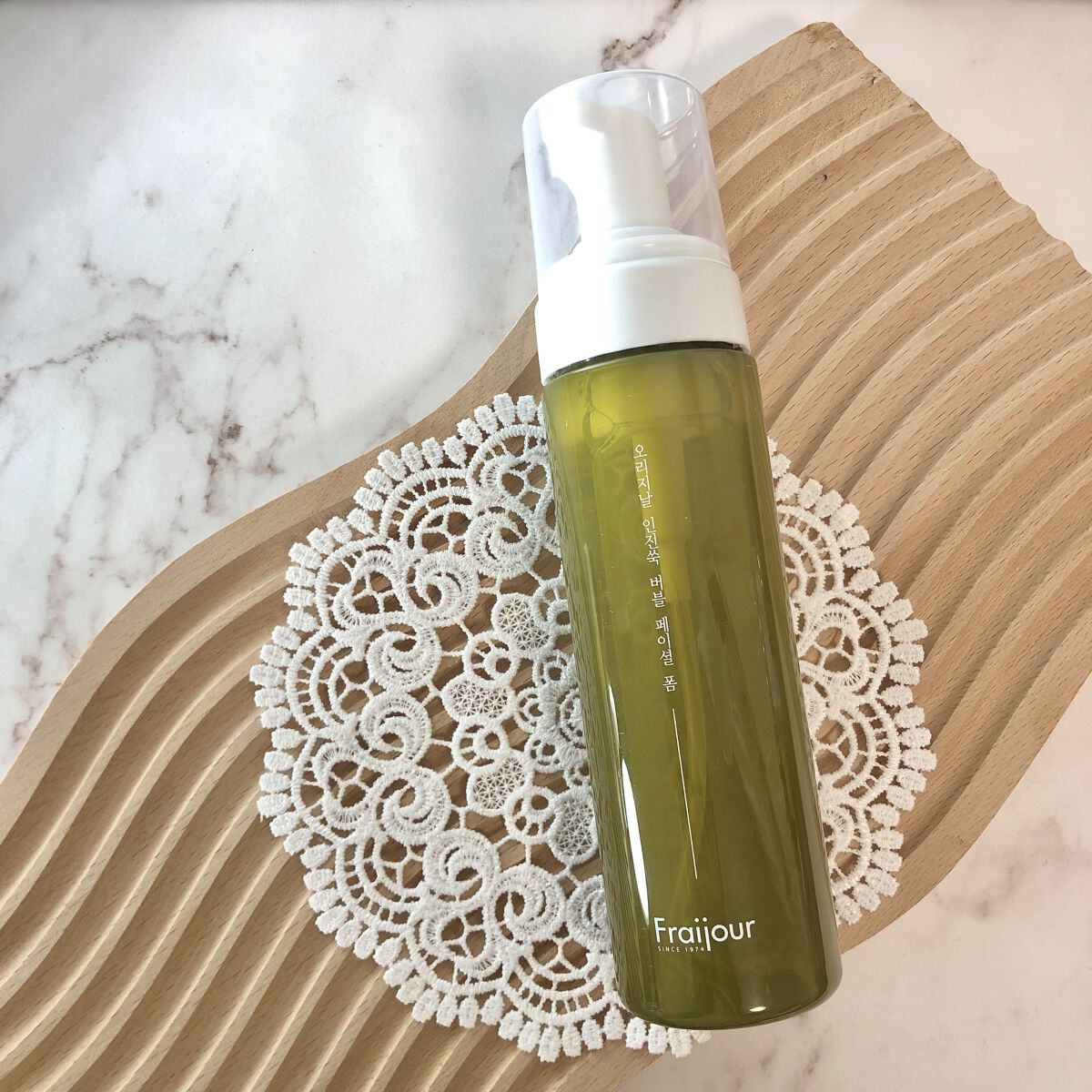 カワラヨモギ バブルフェイシャルフォーム /Fraijour/泡洗顔を使ったクチコミ（2枚目）