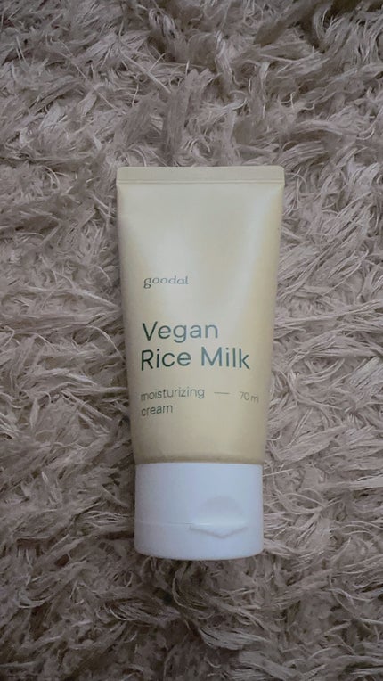 ビーガンライスミルク保湿クリーム/goodal/フェイスクリームを使ったクチコミ(1枚目)