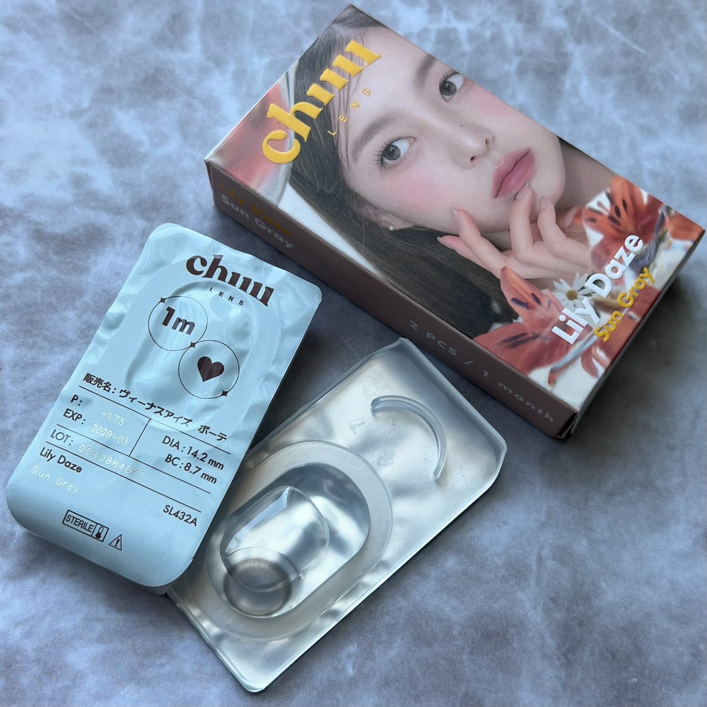 Lily Daze/chuu LENS/ワンデー（１DAY）カラコンを使ったクチコミ（2枚目）