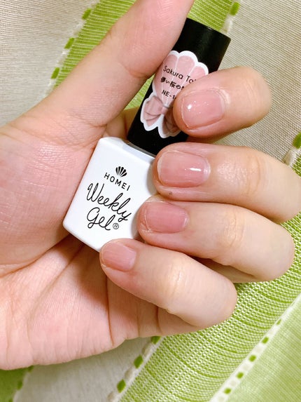 ウィークリージェル/HOMEI/ジェルネイルを使ったクチコミ(1枚目)
