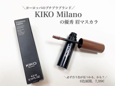 Eyebrow Fibers Coloured Mascara/KIKO/眉マスカラを使ったクチコミ（1枚目）