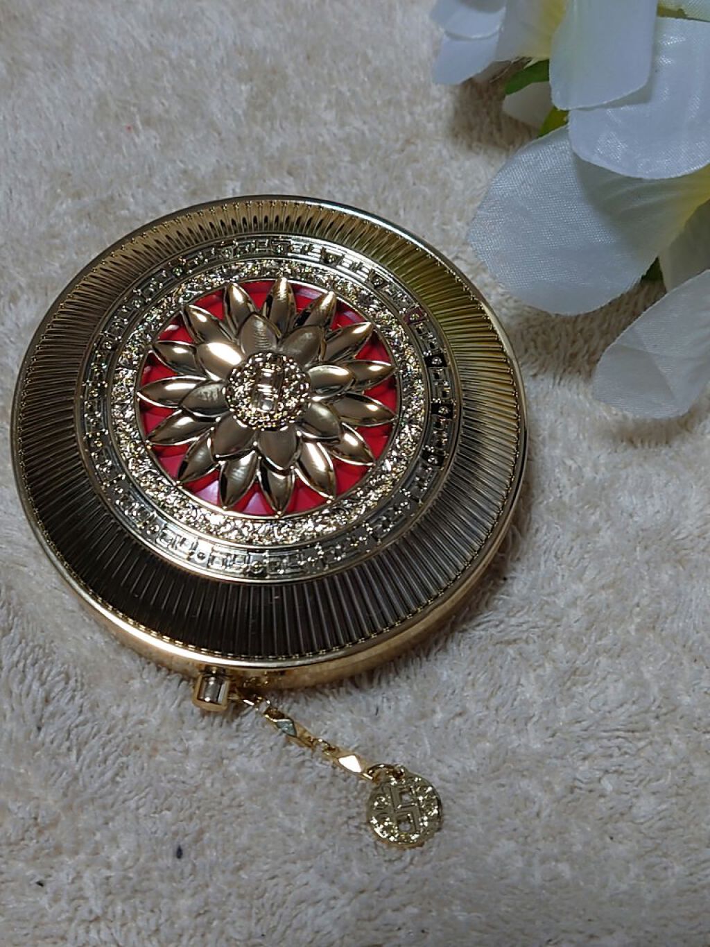 ZEESEAｘ正宮御品　「盛唐酔夢」シリーズ　丹酔金箔　牡丹チークシャッドパレット/ZEESEA/パウダーチークを使ったクチコミ（2枚目）