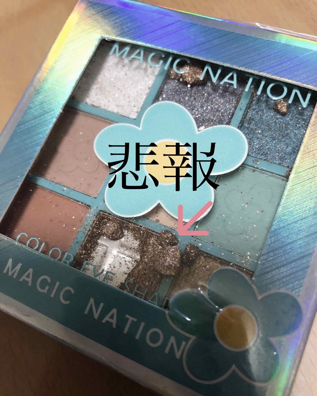 カラーアイシャドウ/MAGIC NATION/アイシャドウパレットを使ったクチコミ（1枚目）