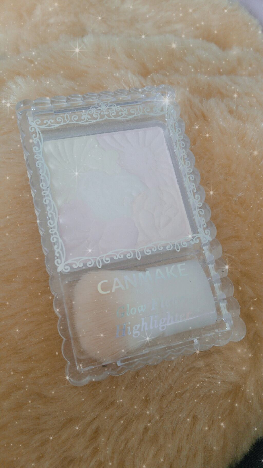 グロウフルールハイライター/キャンメイク/パウダーハイライトを使ったクチコミ（1枚目）