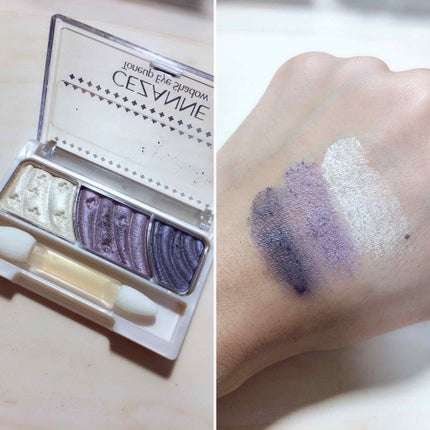 トーンアップアイシャドウ/CEZANNE/アイシャドウパレットを使ったクチコミ(2枚目)