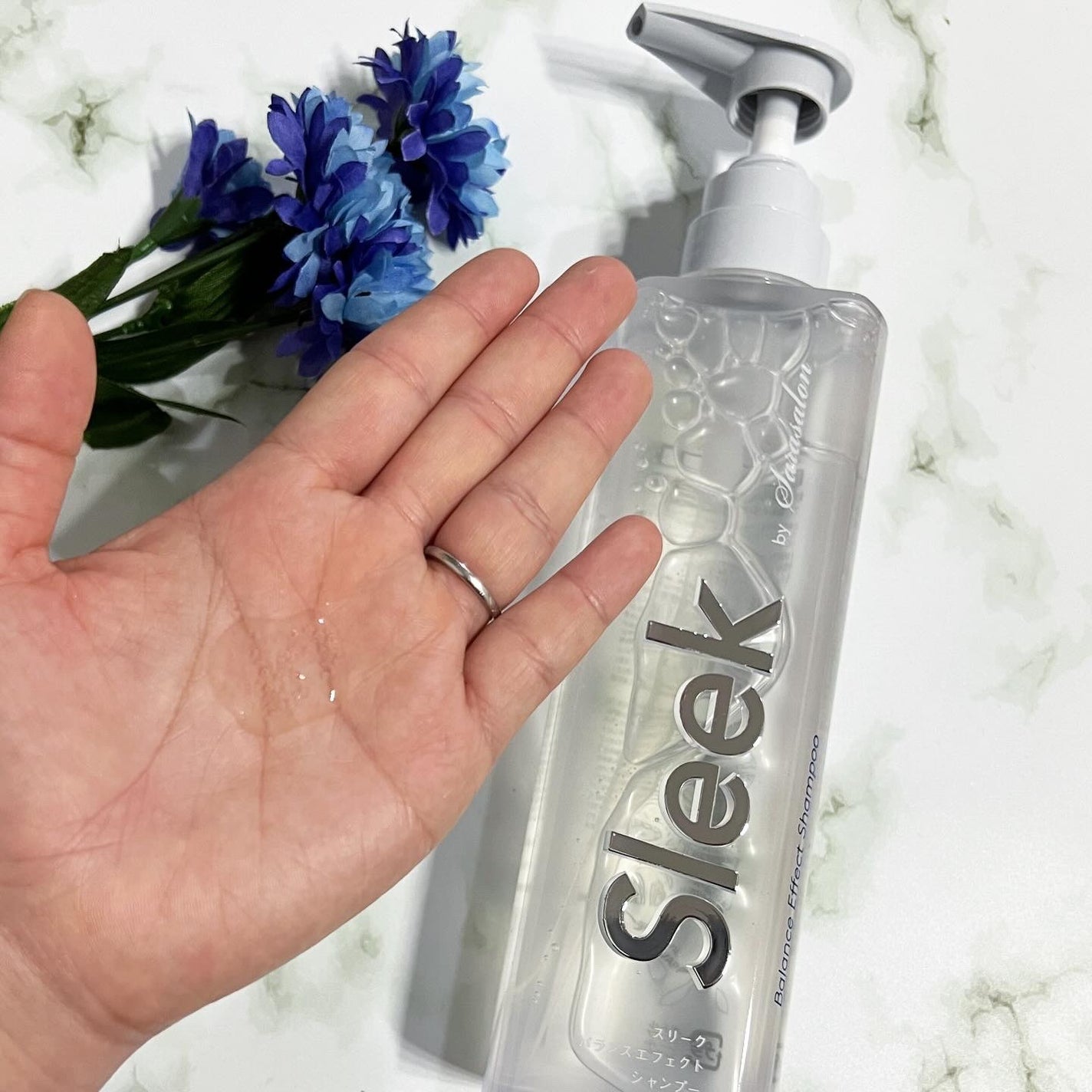 バランスエフェクトシャンプー/トリートメント/スリーク by サラサロン/市販シャンプーを使ったクチコミ(2枚目)