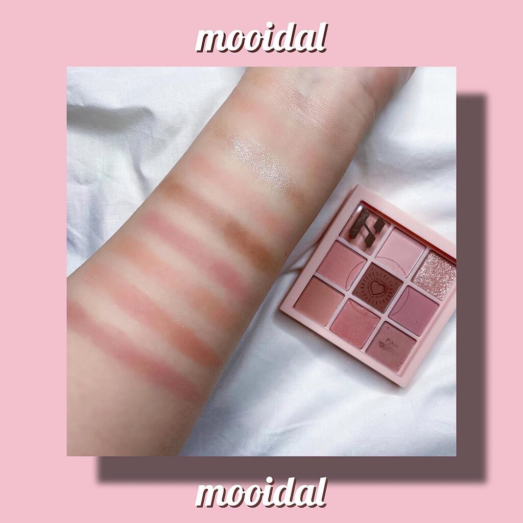 マイフェイブムードアイパレット 9カラー/HOLIKA HOLIKA/アイシャドウパレットを使ったクチコミ(4枚目)