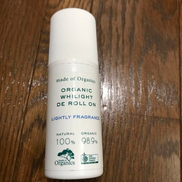 ホワイライト DE ロールオン 微香料/made of Organics/デオドラント・制汗剤を使ったクチコミ（1枚目）