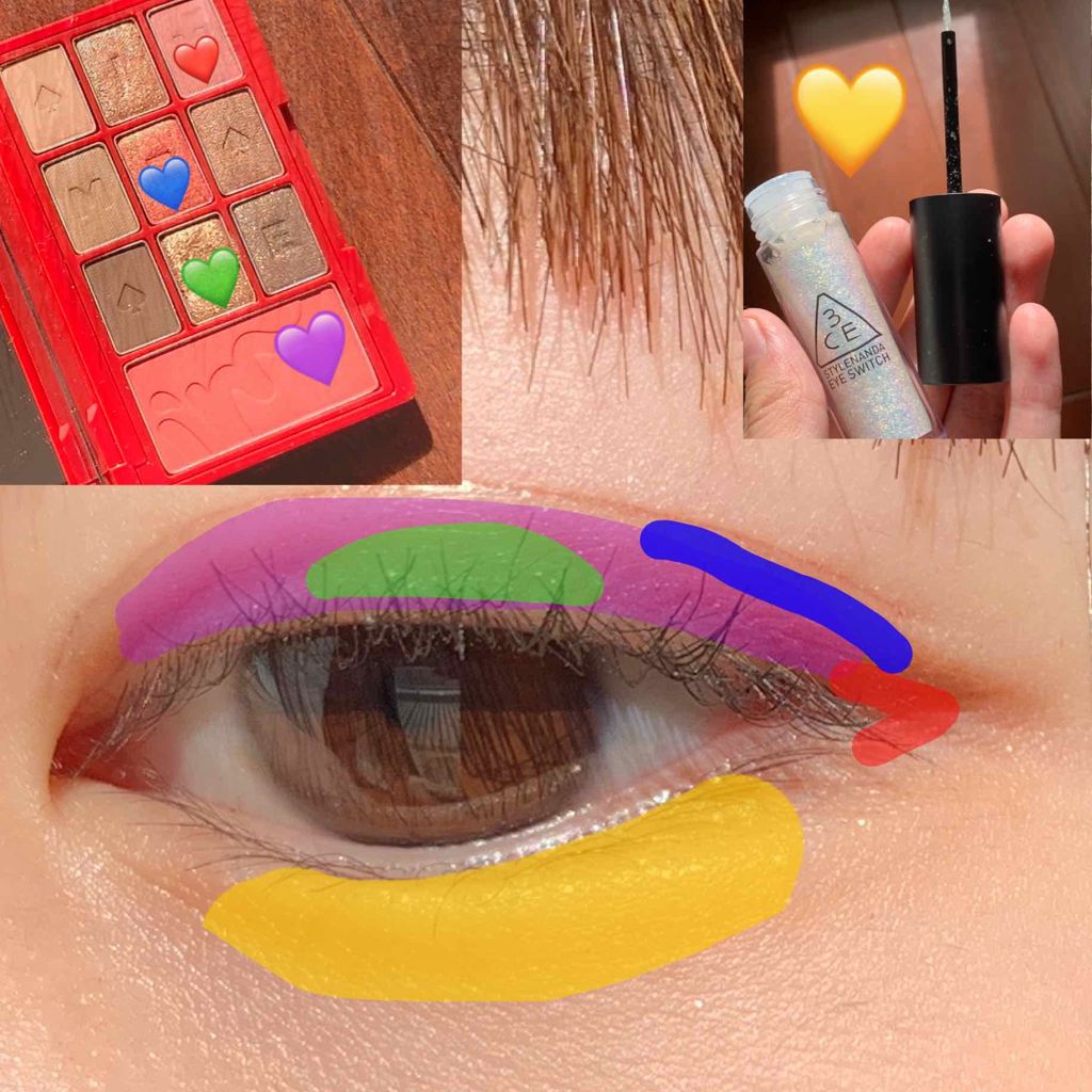 3CE アイスイッチ/3CE/グリッターを使ったクチコミ（2枚目）