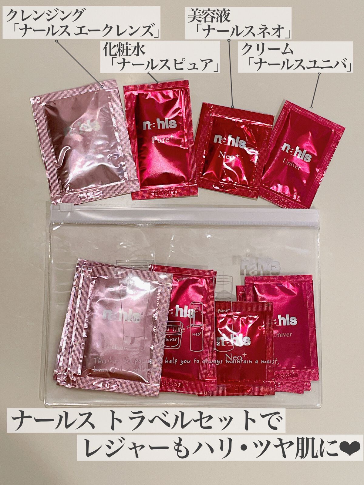 トラベルセット/ナールス/その他スキンケアを使ったクチコミ(2枚目)